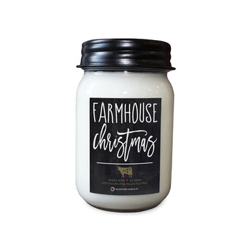 Farmhouse Christmas 13 oz. Mason Jar