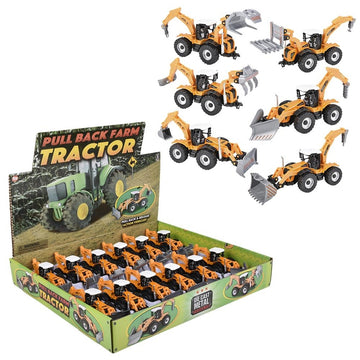 Pull Back Construction Tractors